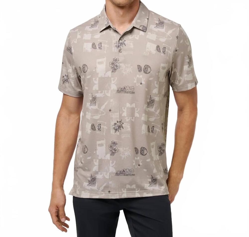 NEW TRAVISMATHEW featherweight polo in island fossil